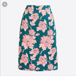 J.Crew Factory Mercantile Floral Pencil Skirt